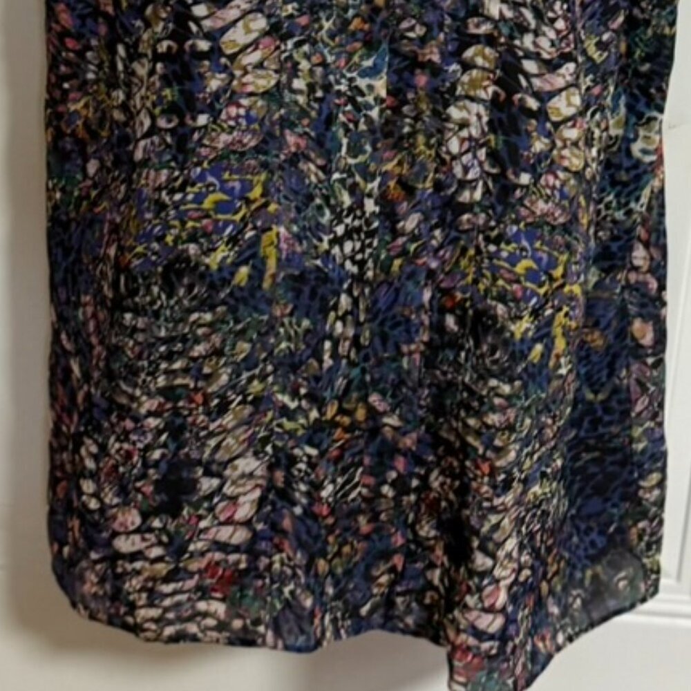 Cabi Large Women's Blouse Keyhole Accents Lined Chic Casual - Picture 8 of 10